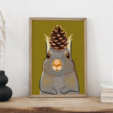 Squirrel «Crunchy» Poster